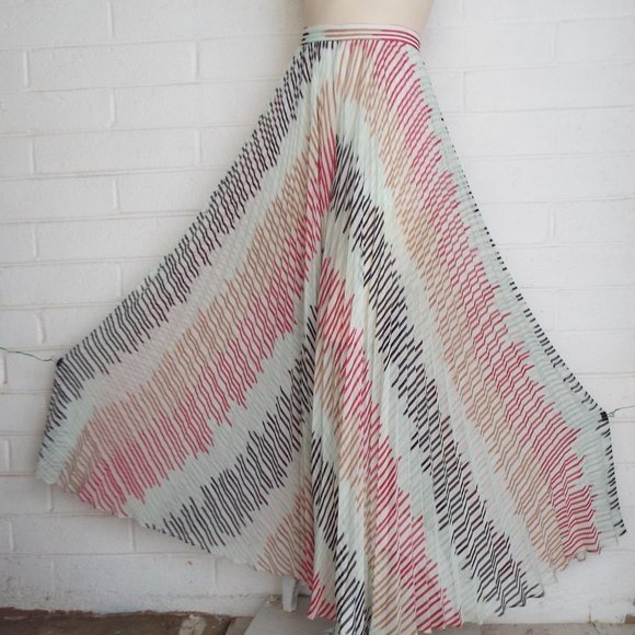 Alice + Olivia Pants - ALICE & OLIVIA S 2 geometric chiffon palazzo pants